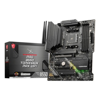 Placa de baza MSI MAG B550 TOMAHAWK MAX WIFI, AMD B550, AM4, ATX, DDR4, Wi-Fi