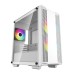 Carcasa DeepCool CC360 WH ARGB Mid Tower, tempered glass, Alb