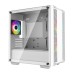 Carcasa DeepCool CC360 WH ARGB Mid Tower, tempered glass, Alb