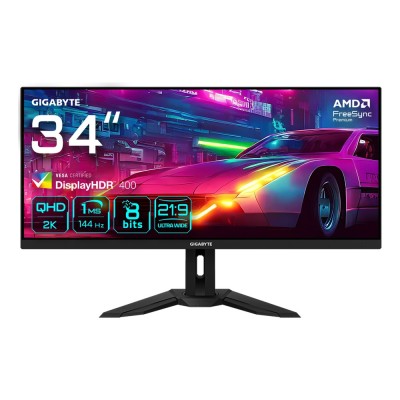 Monitor Gigabyte M34WQ 34 inch, 3440 x 1440 px, IPS, 144 Hz, Gaming