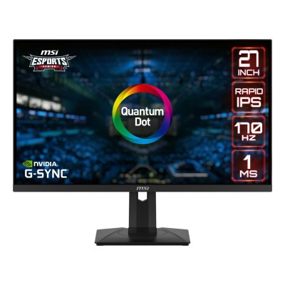 Monitor MSI G274QPF-QD 27 inch, 2560 x 1440 px, IPS, 170 Hz, Gaming