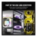 Ventilator carcasa Corsair iCUE LINK QX140 RGB 140mm, PWM, RGB, Alb Ventilator carcasa Corsair iCUE LINK QX140 RGB 140mm, PWM, RGB, Alb