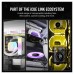 Ventilator carcasa Corsair iCUE LINK QX140 RGB 140mm, PWM, RGB, Alb Ventilator carcasa Corsair iCUE LINK QX140 RGB 140mm, PWM, RGB, Alb