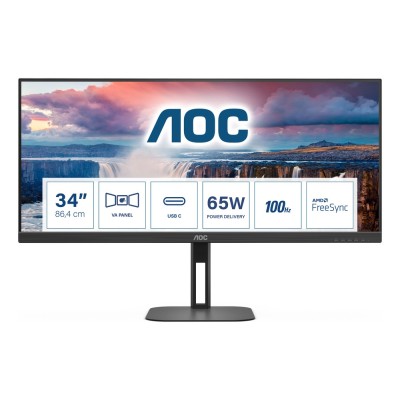Monitor AOC 34 inch, 3440 x 1440 px, VA, 100 Hz Monitor AOC 34 inch, 3440 x 1440 px, VA, 100 Hz