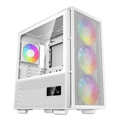Carcasa DeepCool CH560 DIGITAL WH Mid Tower, tempered glass, Alb Carcasa DeepCool CH560 DIGITAL WH Mid Tower, tempered glass, Alb