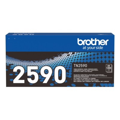 Toner laser Brother TN-2590 Negru, 1.200 pagini