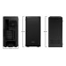 Carcasa be quiet! PURE BASE 600 Mid Tower, tempered glass