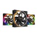 Ventilator carcasa be quiet! LIGHT WINGS 140mm, PWM, ARGB, pachet x3