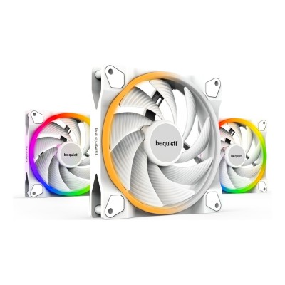 Ventilator carcasa be quiet! LIGHT WINGS White 140mm, PWM, ARGB, Alb, pachet x3 Ventilator carcasa be quiet! LIGHT WINGS White 140mm, PWM, ARGB, Alb, pachet x3