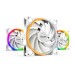 Ventilator carcasa be quiet! LIGHT WINGS White 140mm, PWM, ARGB, Alb, pachet x3 Ventilator carcasa be quiet! LIGHT WINGS White 140mm, PWM, ARGB, Alb, pachet x3