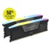 Memorie RAM Corsair Vengeance RGB, 32GB (2x16GB) DDR5, 6600MHz, CL38, Dual Channel