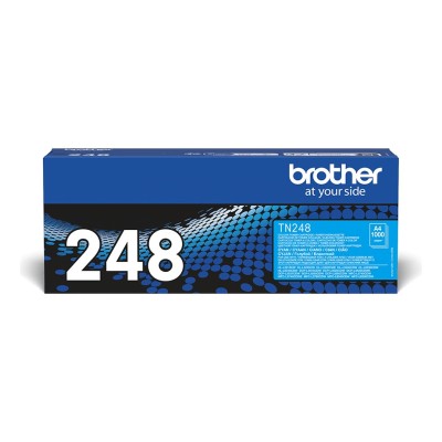 Toner laser color Brother TN-248C Cyan, 1.000 pagini Toner laser color Brother TN-248C Cyan, 1.000 pagini