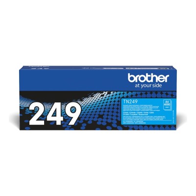 Toner laser color Brother TN-249C Cyan (XL), 4.000 pagini
