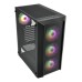 Carcasa Fortron CMT218 Mid Tower, tempered glass