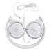Casti JBL JBLT500WHT Over-ear, cu fir, cu microfon Casti JBL JBLT500WHT Over-ear, cu fir, cu microfon