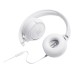 Casti JBL JBLT500WHT Over-ear, cu fir, cu microfon Casti JBL JBLT500WHT Over-ear, cu fir, cu microfon