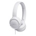 Casti JBL JBLT500WHT Over-ear, cu fir, cu microfon Casti JBL JBLT500WHT Over-ear, cu fir, cu microfon