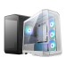 Carcasa MSI MAG PANO M100R PZ Mini Tower, tempered glass, Alb