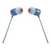 Casti JBL JBLT110BLU In-ear, cu fir, microfon in-line Casti JBL JBLT110BLU In-ear, cu fir, microfon in-line