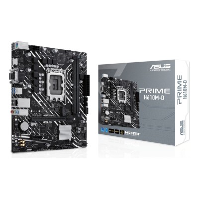 Placa de baza ASUS PRIME H610M-D, Intel H610, LGA 1700, mATX, DDR5