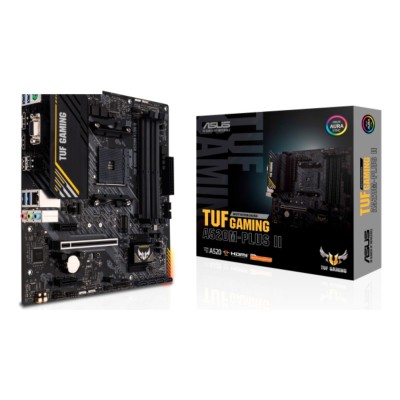 Placa de baza ASUS TUF GAMING A520M-PLUS II, AMD A520, AM4, mATX, DDR4
