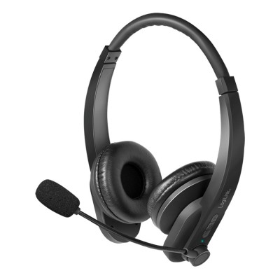 Casti LogiLink BT0060 On-ear, Bluetooth, microfon boom Casti LogiLink BT0060 On-ear, Bluetooth, microfon boom