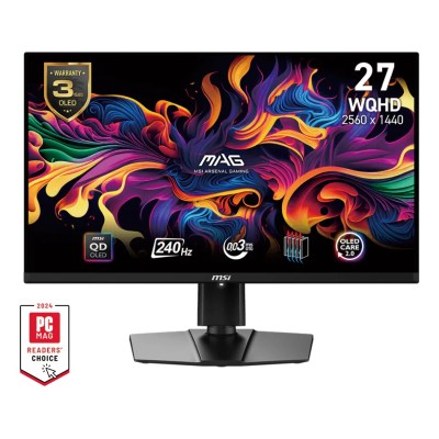 Monitor MSI MAG 271QPX QD-OLED E2 27 inch, 2560 x 1440 px, OLED, 240 Hz, Gaming Monitor MSI MAG 271QPX QD-OLED E2 27 inch, 2560 x 1440 px, OLED, 240 Hz, Gaming