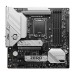 Placa de baza MSI B760M PROJECT ZERO, Intel B760, LGA 1700, mATX, DDR5, Wi-Fi 6E