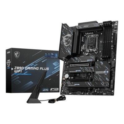 Placa de baza MSI Z890 GAMING PLUS WIFI, Intel Z890, LGA 1851, ATX, DDR5, Wi‑Fi 7