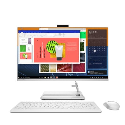 All-in-One PC Lenovo IdeaCentre 3 cu procesor AMD Ryzen 5 7430U până la 4.3GHz, 27