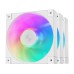Ventilator carcasa DeepCool FD12 ARGB WH 120mm, PWM, ARGB, Alb, pachet x3 Ventilator carcasa DeepCool FD12 ARGB WH 120mm, PWM, ARGB, Alb, pachet x3