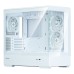 Carcasa Zalman P30 V2 Mini Tower, tempered glass, Alb