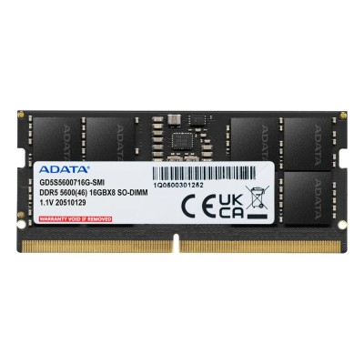 Memorie RAM laptop ADATA Gold 16GB DDR5 5600MHz CL42, SO-DIMM