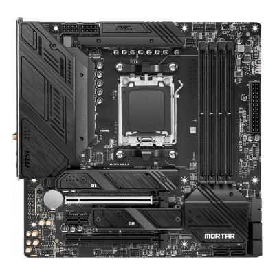 Placa de baza MSI MAG B650M MORTAR WIFI, AMD B650, AM5, mATX, DDR5, Wi-Fi 6E
