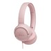 Casti JBL JBLT500PIK On-ear, cu fir, cu microfon Casti JBL JBLT500PIK On-ear, cu fir, cu microfon