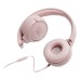 Casti JBL JBLT500PIK On-ear, cu fir, cu microfon Casti JBL JBLT500PIK On-ear, cu fir, cu microfon