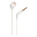 Casti JBL JBLT110WHT In-ear, cu fir, microfon încorporat Casti JBL JBLT110WHT In-ear, cu fir, microfon încorporat