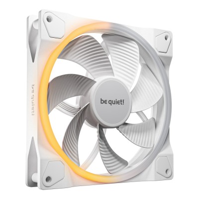 Ventilator carcasa be quiet! LIGHT WINGS 140mm, PWM, ARGB, Alb
