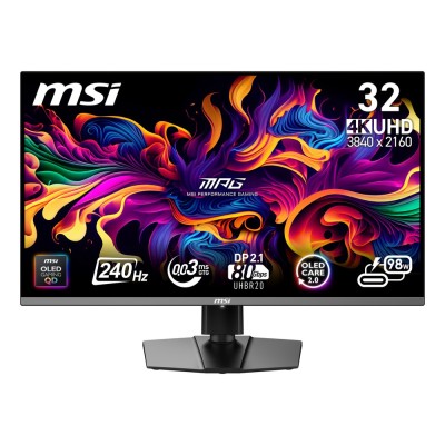 Monitor MSI MPG 322URX QD-OLED 31.5 inch, 3840 x 2160 px, OLED, 240 Hz, Gaming