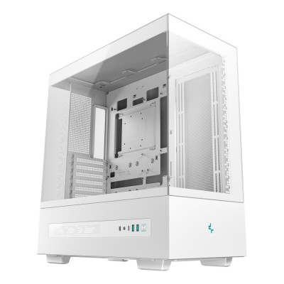 Carcasa DeepCool CH690 DIGITAL WH Mid Tower, tempered glass, Alb