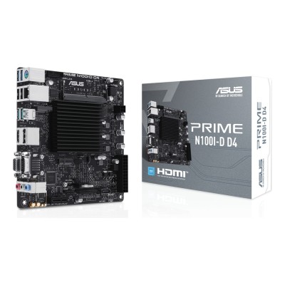 Placa de baza ASUS PRIME N100I-D D4-CSM, Intel SoC, mini-ITX, DDR4
