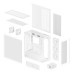 Carcasa Arctic Xtender Wh Mid Tower, tempered glass, Alb