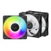 Ventilator carcasa Arctic P12 Pro A-RGB 120mm, PWM, ARGB, Alb, pachet x3