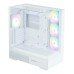 Carcasa Zalman P40 Prism Plus Mid Tower, tempered glass, Alb Carcasa Zalman P40 Prism Plus Mid Tower, tempered glass, Alb
