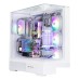 Carcasa Zalman P40 Prism Plus Mid Tower, tempered glass, Alb Carcasa Zalman P40 Prism Plus Mid Tower, tempered glass, Alb