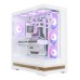 Carcasa Zalman P40 NAMU Mid Tower, tempered glass, Alb Carcasa Zalman P40 NAMU Mid Tower, tempered glass, Alb