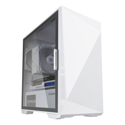 Carcasa Zalman Z1 Iceberg Mini Tower, tempered glass, Alb Carcasa Zalman Z1 Iceberg Mini Tower, tempered glass, Alb