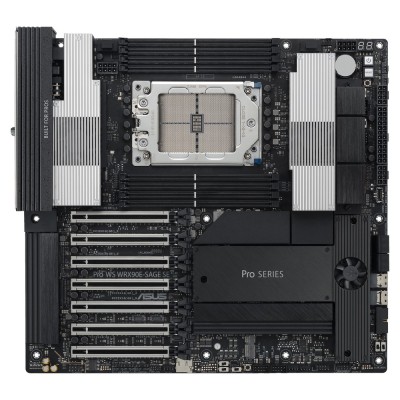 Placa de baza ASUS Pro WS WRX90E-SAGE SE, AMD WRX90, AMD Socket sTR5, EEB, DDR5, 10GbE