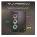 Carcasa Corsair AIR 5400 LX-R RGB LINK Triple Chamber Mid Tower, tempered glass Carcasa Corsair AIR 5400 LX-R RGB LINK Triple Chamber Mid Tower, tempered glass