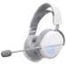 Casti ASUS ROG Pelta RGB White Over-ear Gaming, Wireless + Bluetooth + cablu, cu microfon
